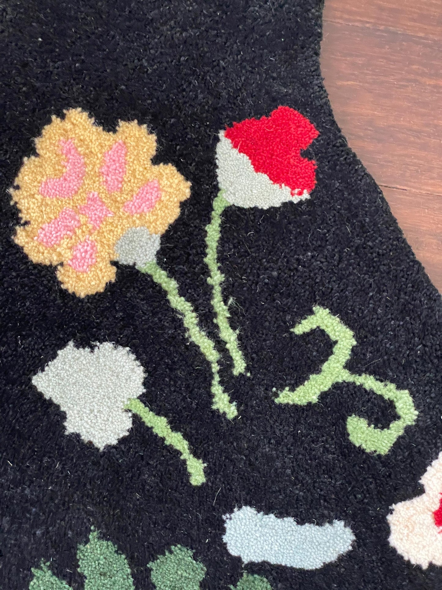 3x5 ft Handmade Wool Bear Rug: Tufted Nursery Decor