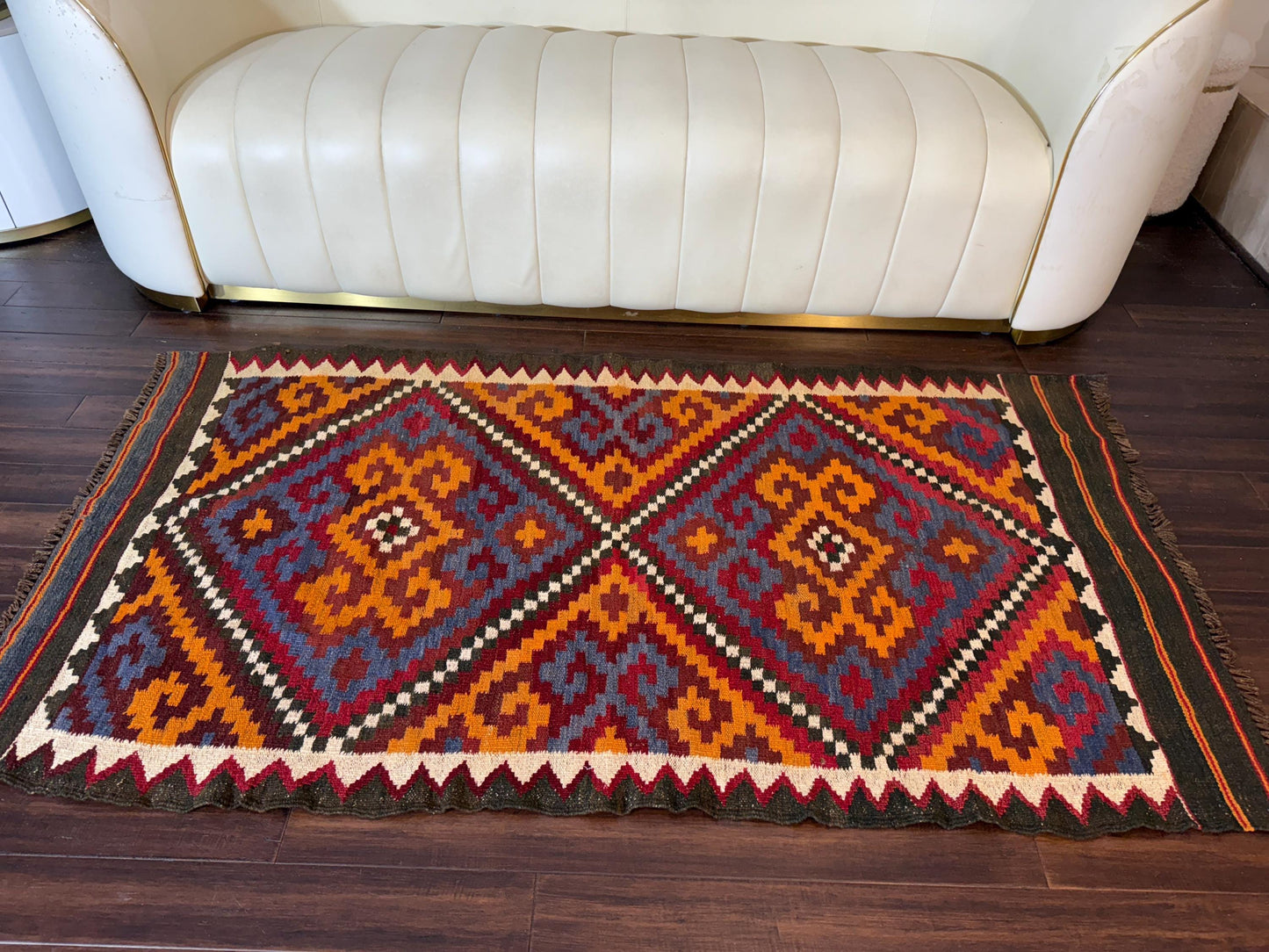 vintage maimana kilim
6x3 wool rug
tribal flatweave rug
maimana wool carpet
35 year old rug
hand knotted kilim
antique afghan rug
rustic hallway runner
boho wool rug
vintage wool flatweave
tribal geometric rug
ethnic area rug
handmade maimana rug
earthy tone rug
vintage runner rug
southwestern kilim rug
bohemian area rug
wool tribal decor
authentic wool kilim
traditional maimana carpet
old handwoven rug
narrow wool rug