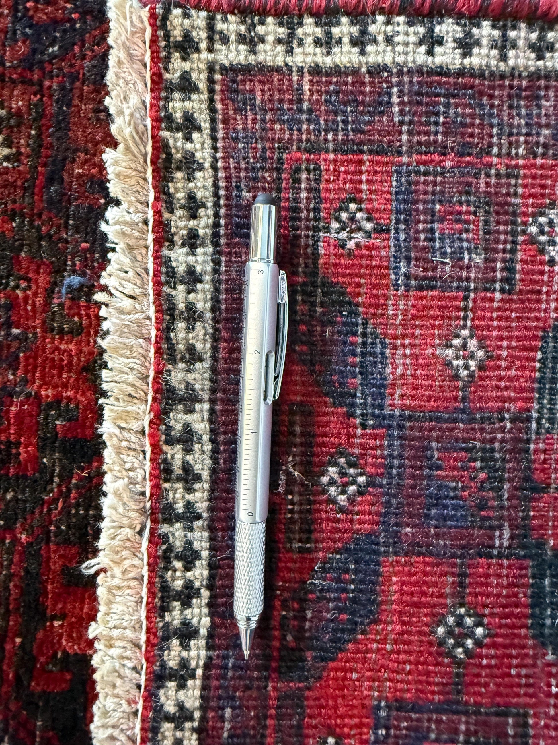 6x3 ft Vintage Zaidan Balouch Wool Rug: Hand-Knotted Tribal Area Rug