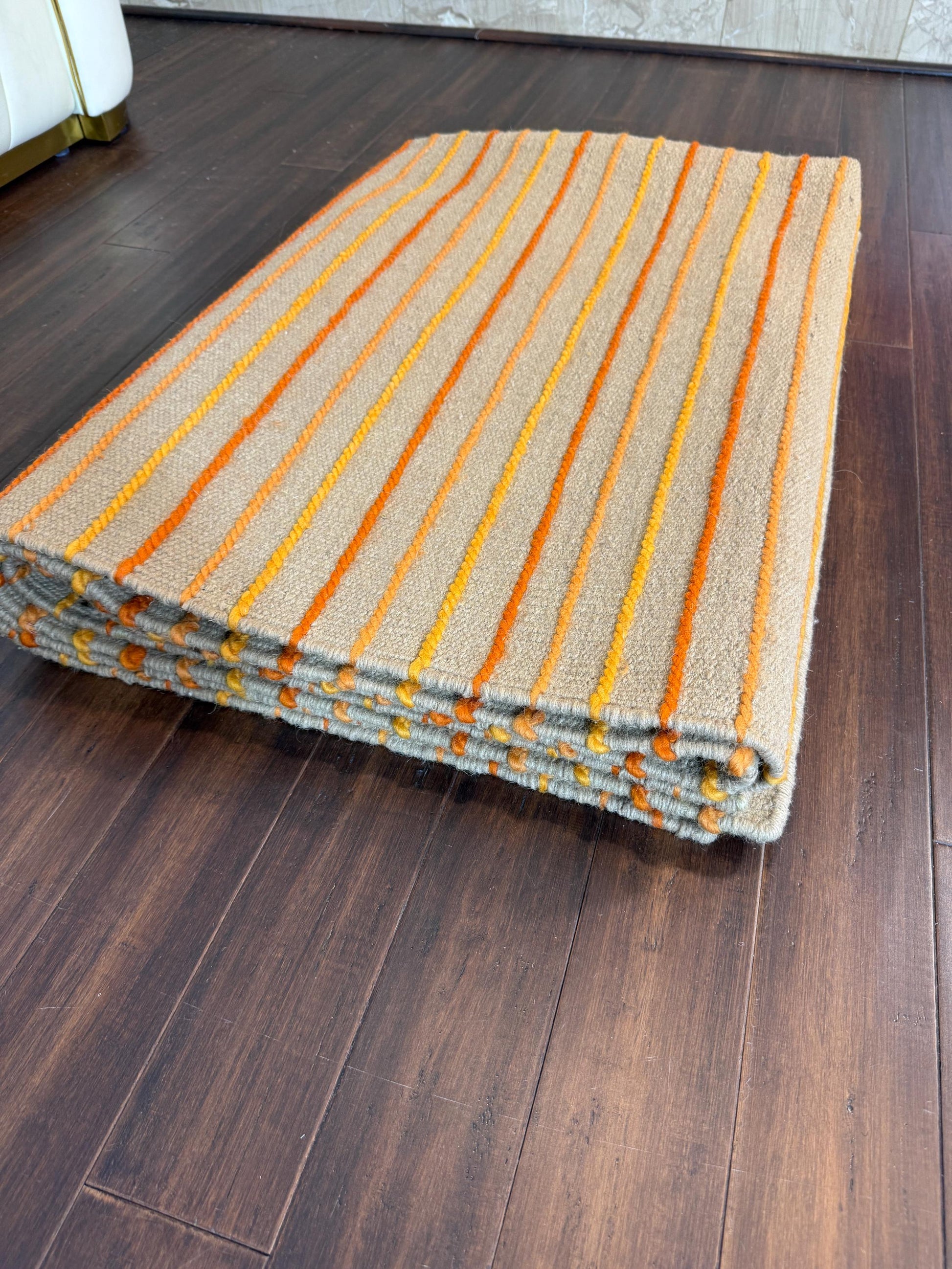 Turkish oushak rug
flatweave kilim rug
5x8 area rug
handmade wool rug
boho floor rug
contemporary Turkish rug
modern oushak carpet
Anatolian kilim
wool flatweave rug
tribal Turkish rug
geometric wool rug
rustic boho rug
farmhouse area rug
neutral color rug
ethnic floor decor
large handmade rug
Turkish home decor
vintage style oushak
low pile wool rug
eco friendly rug
traditional flatweave
soft wool kilim
living room carpet
artisan made rug
earthy tone rug
boho entryway 
handwoven Turkish kilim