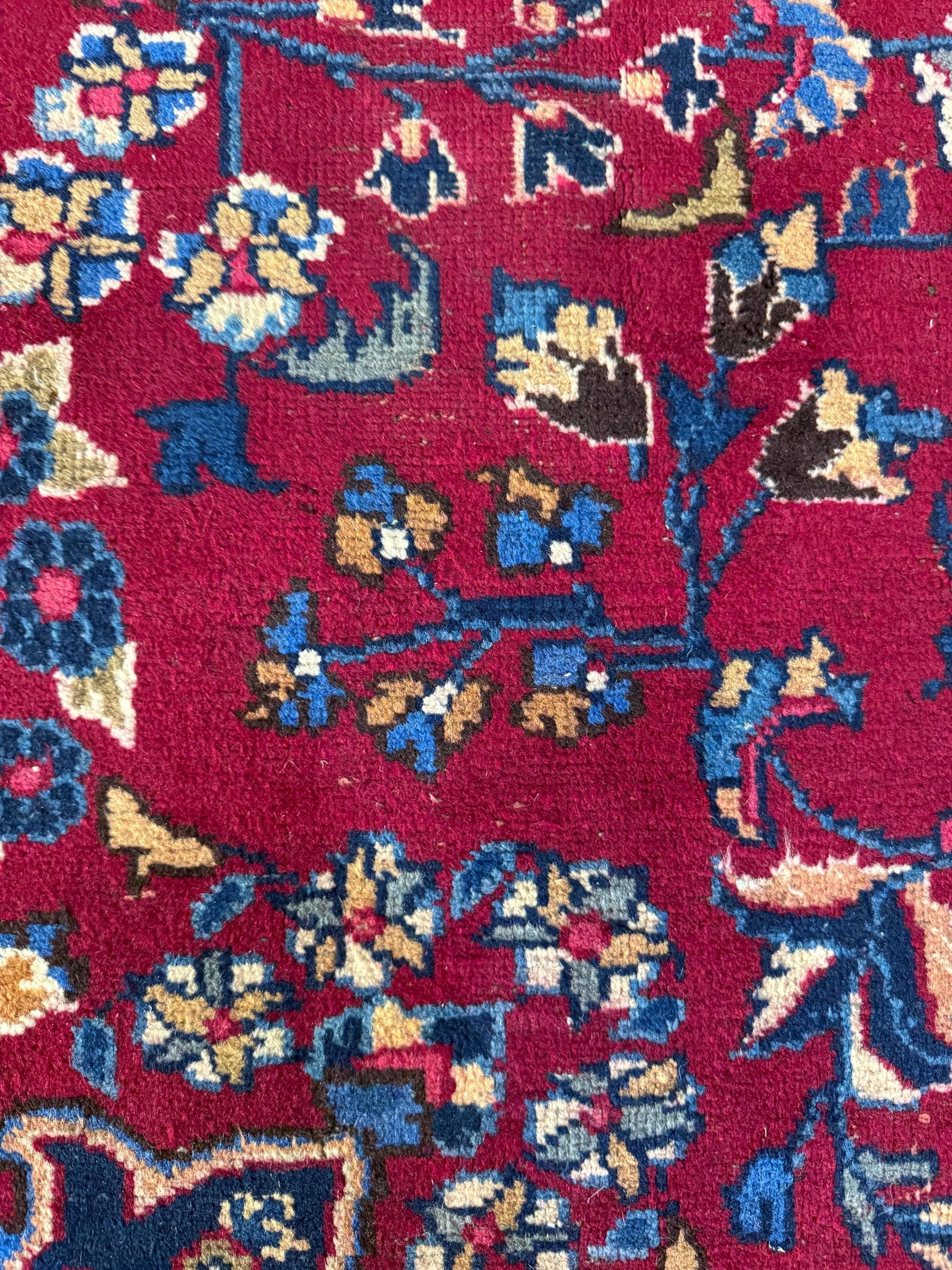 10x13 ft. 1940s Khorasan Rug Hand-Knotted Wool, 200 KPSI