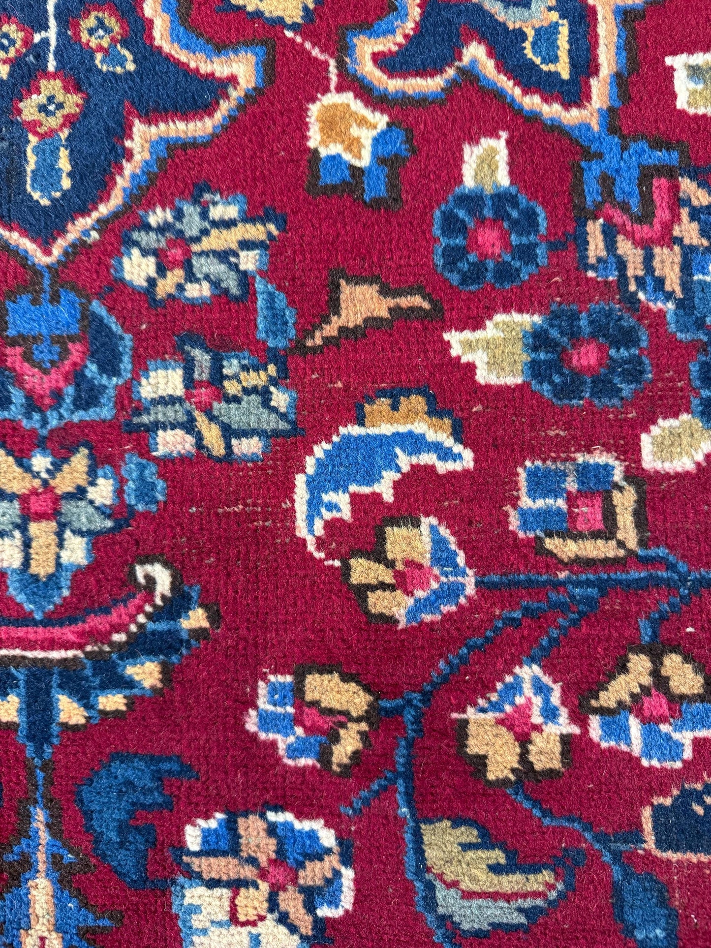 10x13 ft. 1940s Khorasan Rug Hand-Knotted Wool, 200 KPSI
