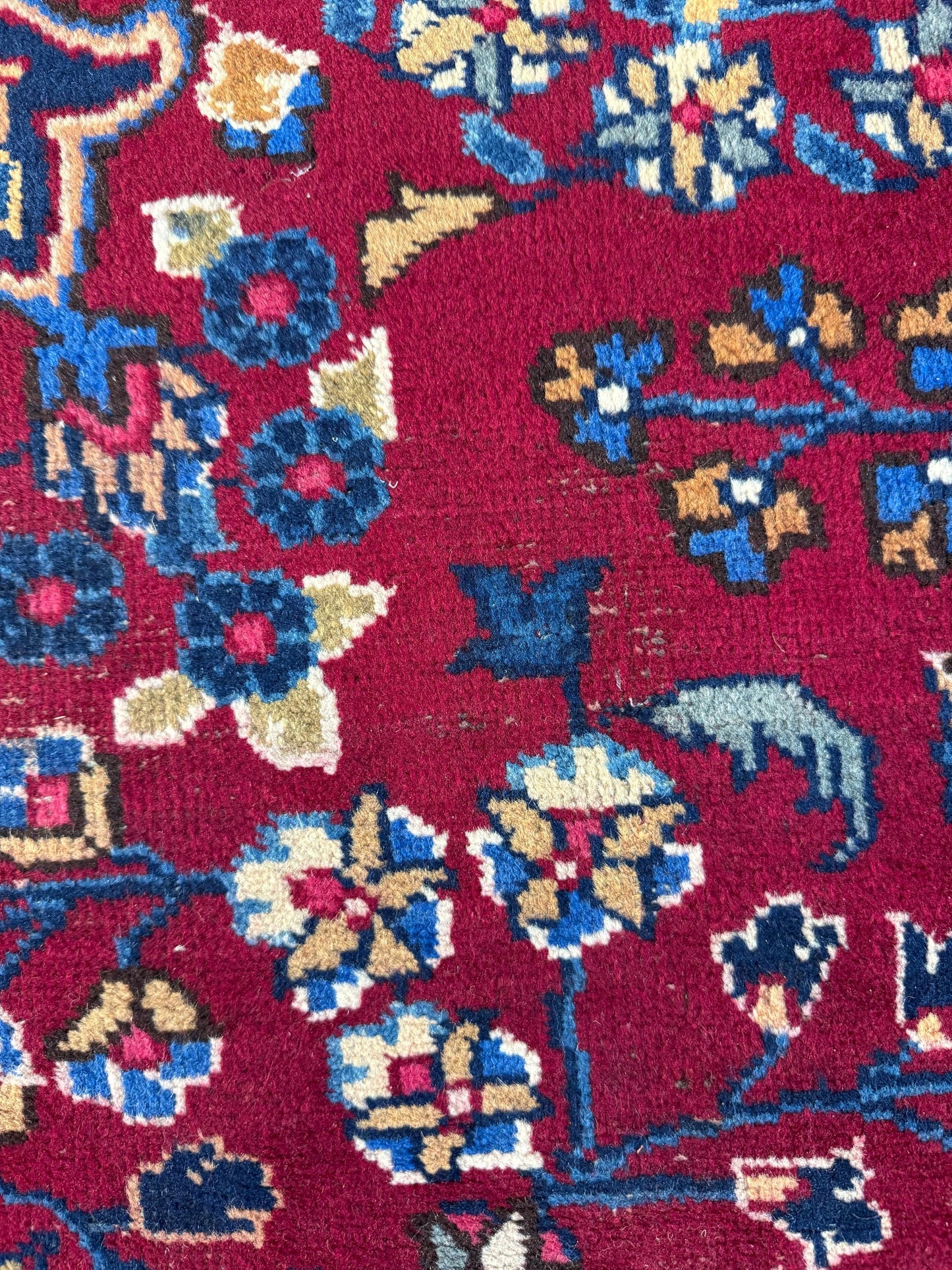 10x13 ft. 1940s Khorasan Rug Hand-Knotted Wool, 200 KPSI