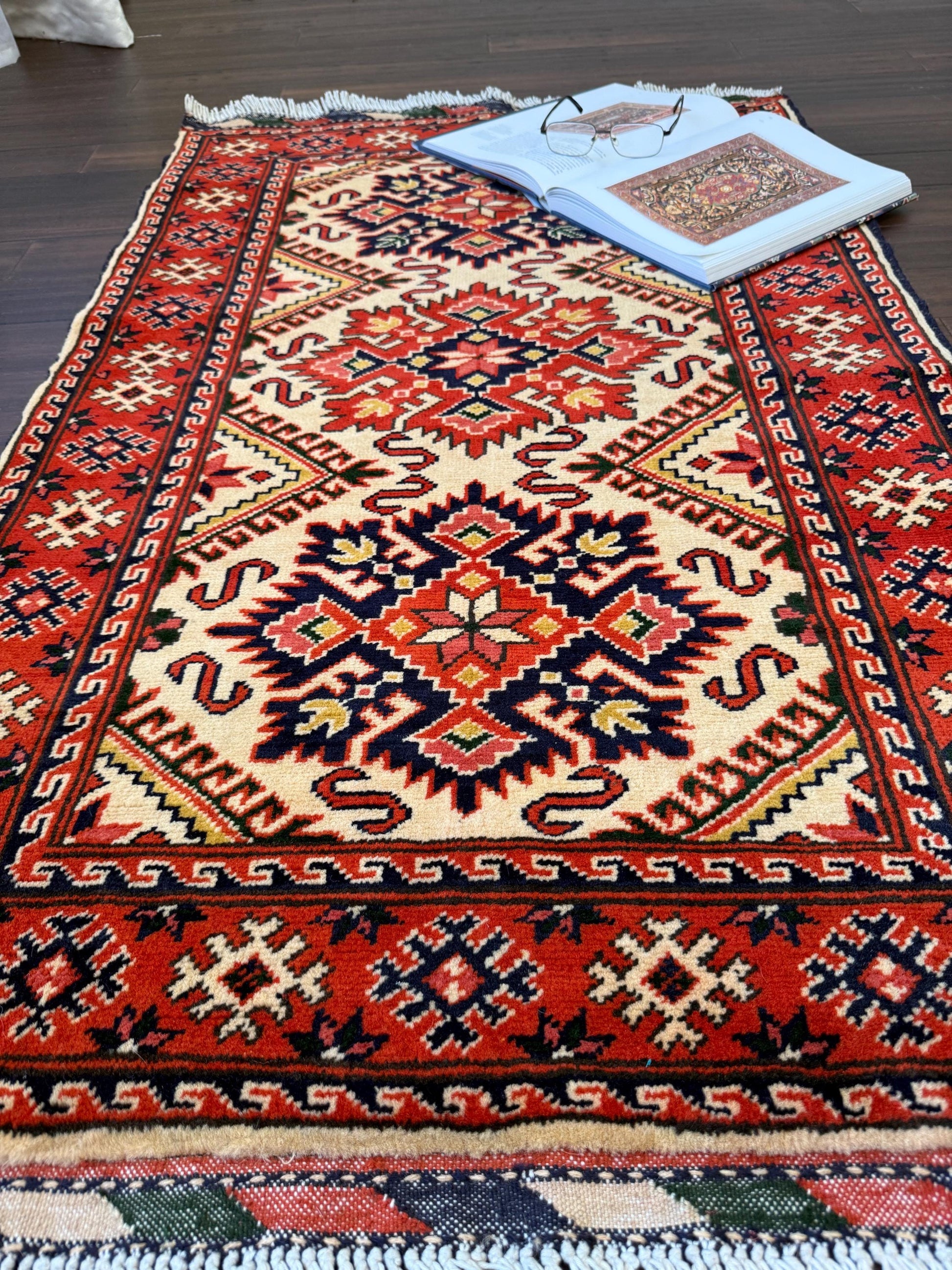Vintage Kazak Rug
Hand Knotted Wool Rug
1950s Kazak Carpet
Small Tribal Rug
Caucasian Style Rug
Orange Red Wool Rug
Handmade Vintage Rug
Kazak Accent Rug
Entryway Wool Rug
Tribal Wool Carpet
Bohemian Area Rug
Oriental Rug 2x4
Red Navy Cream Rug
Afghan Kazak Rug
Rug for Rustic Decor
Antique Style Rug
Wool Handwoven Rug
Eclectic Small Carpet
Handcrafted Tribal Rug
Cottagecore Floor Rug
Ethnic Pattern Rug
Colorful Wool Rug
Vintage Handmade Carpet
Decorative Entry Rug