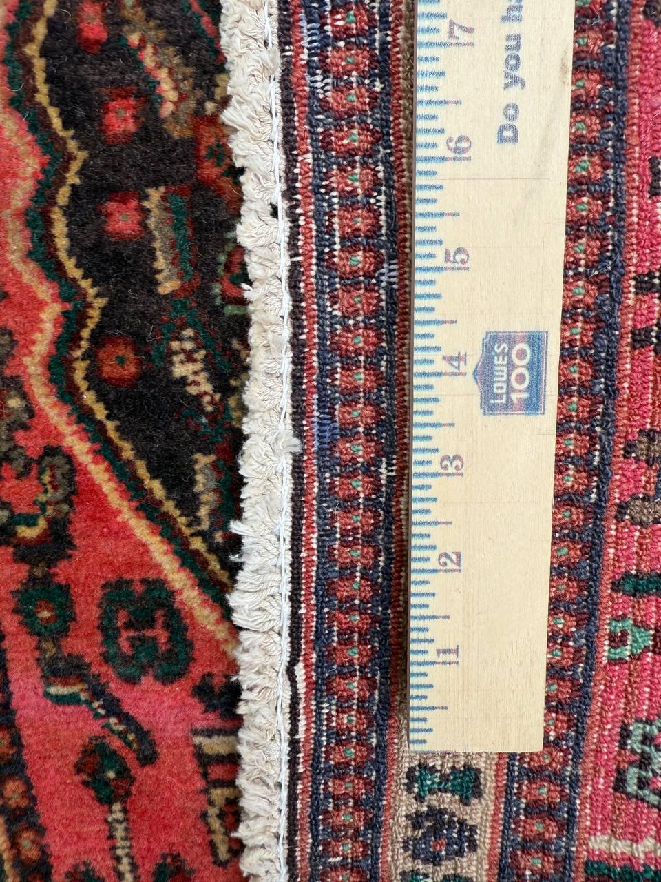 2x3 ft Vintage Anatolian Rug: 1930s Hand-Knotted Wool Geometric Carpet