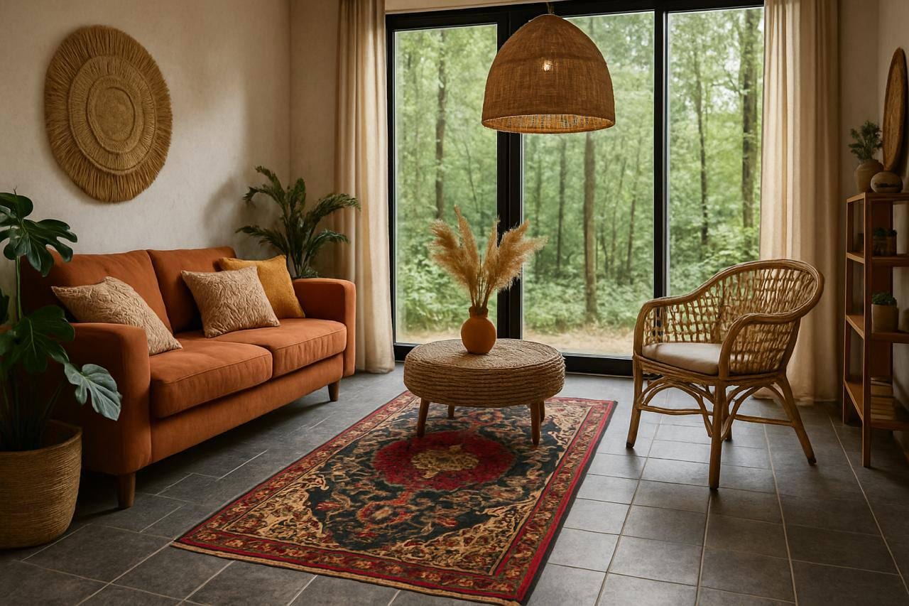 2x3.9 ft Vintage Village Rug: Hand-Knotted Wool Anatolian Carpet