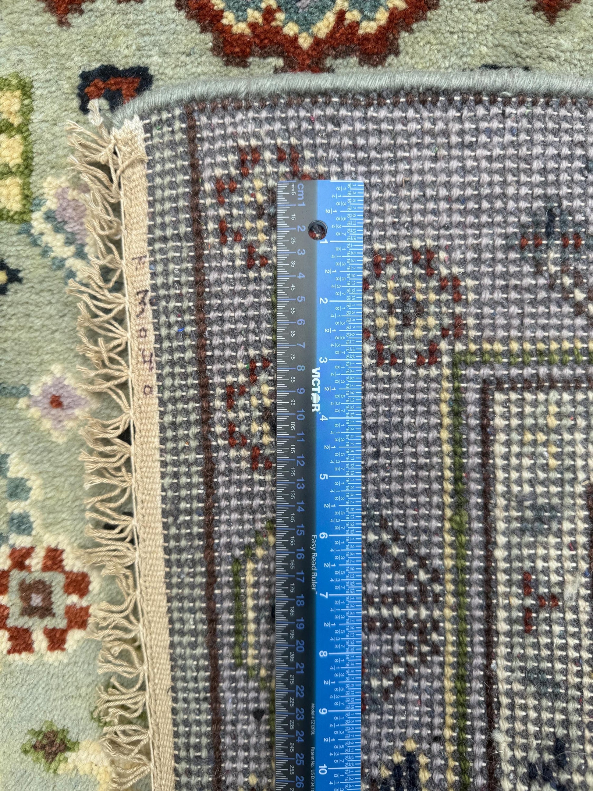 4x6 ft Handmade Heriz Oushak Rug: Modern Bohemian Wool Carpet