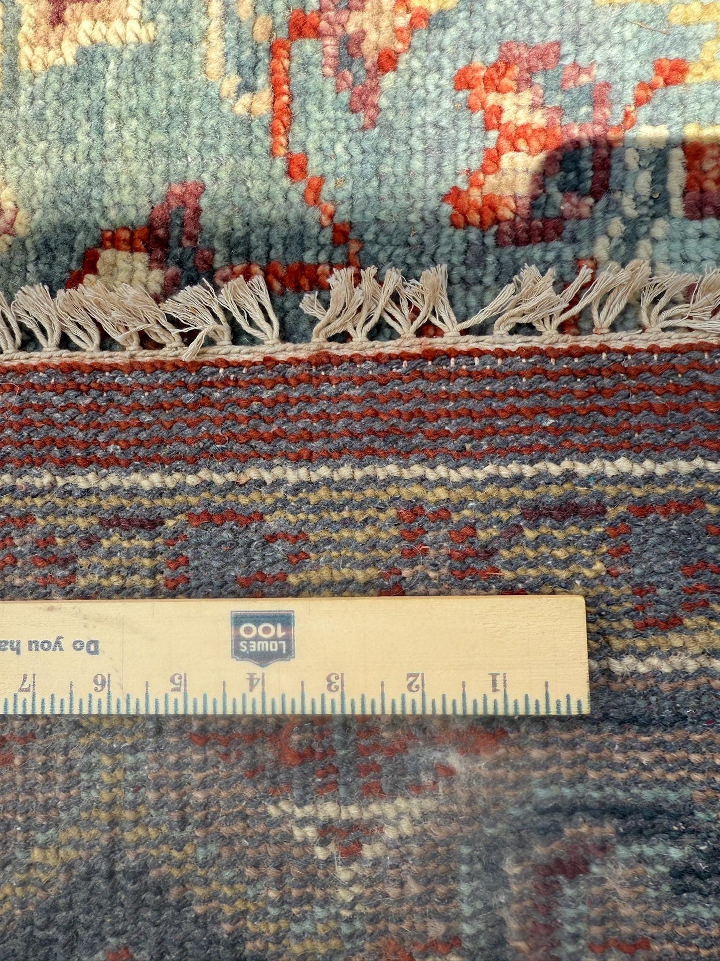 8x10 ft Turkish Heriz Rug: Hand Knotted Wool Oriental Carpet