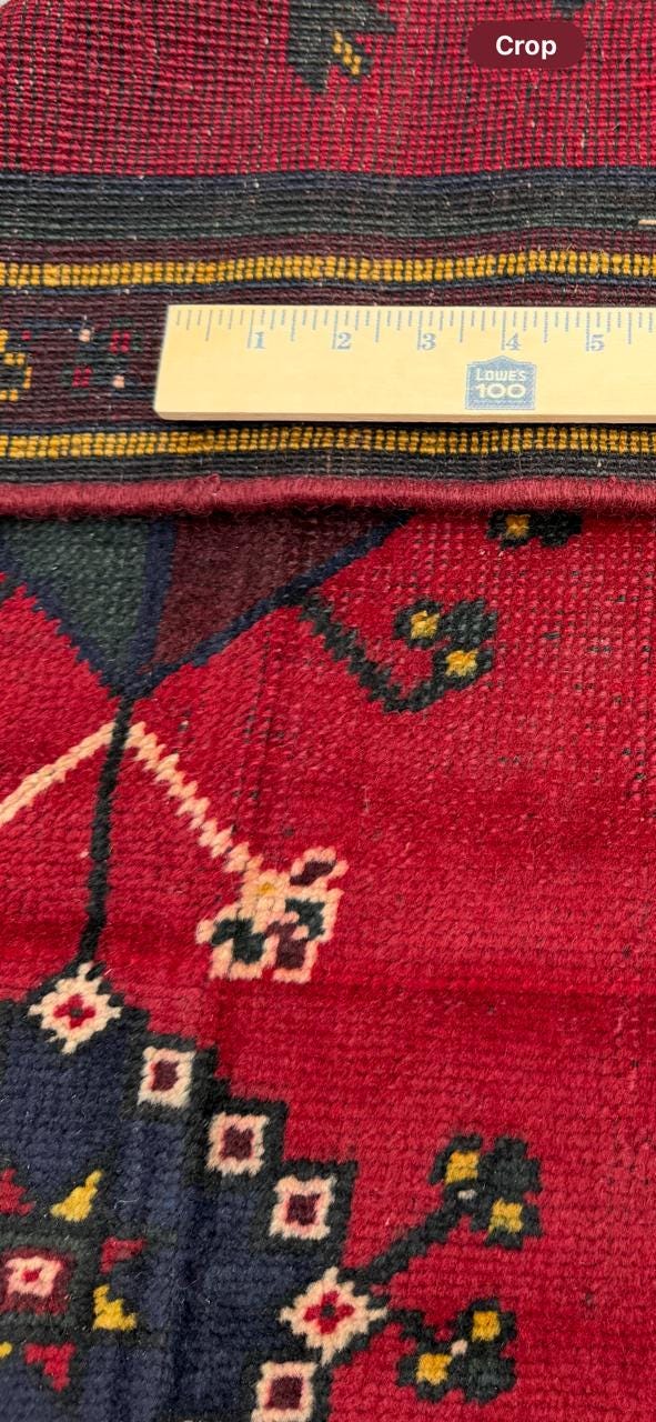 5x3 ft Vintage Caucasus Wool on Wool Rug, 1960s Hand Knotted Oriental Carpet, Small Area Tribal Geometric Village Accent
