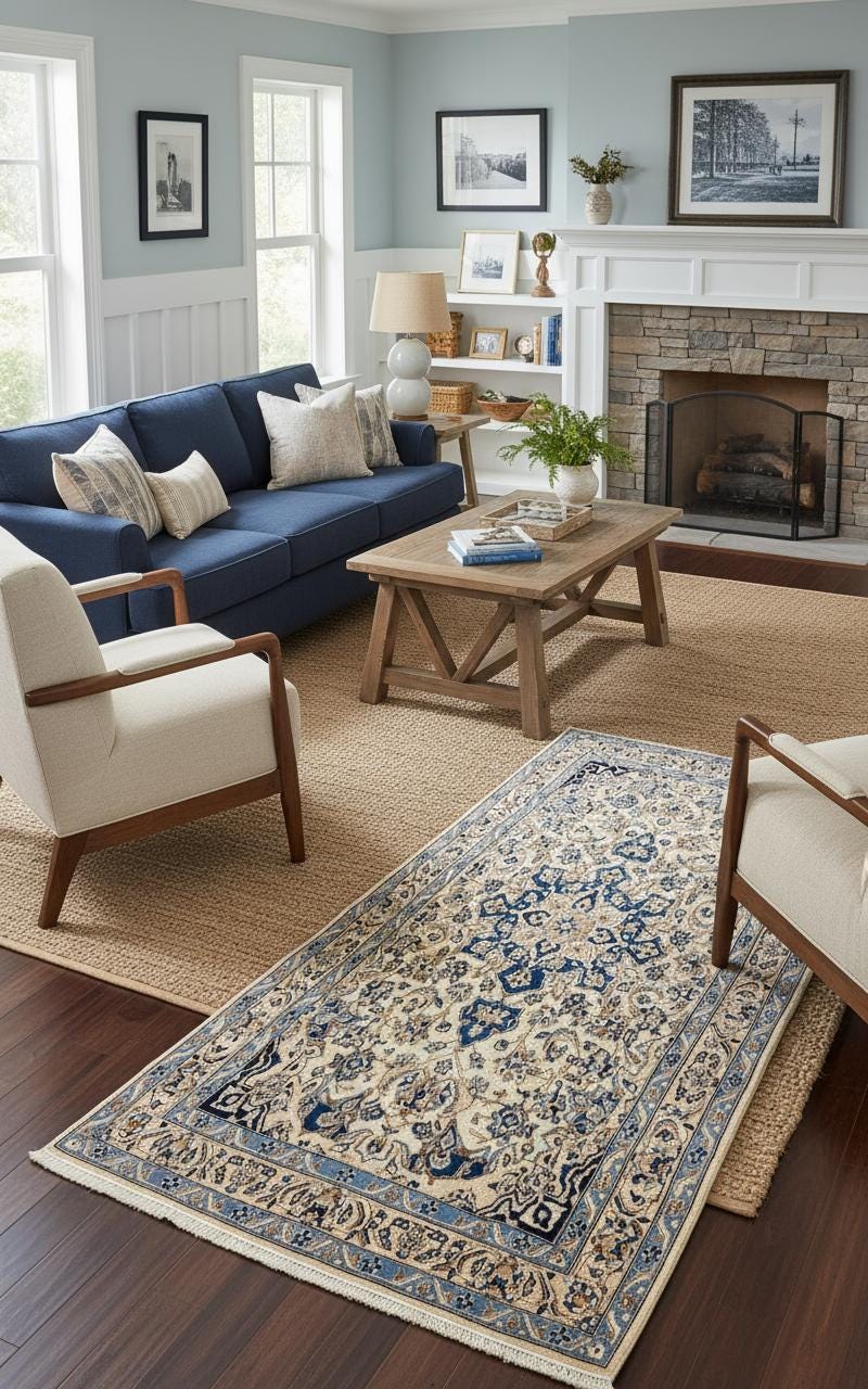 3x7 ft Village Runner, 1930s Vintage Geometric Wool Rug, Hand Knotted Anatolian Oriental Carpet