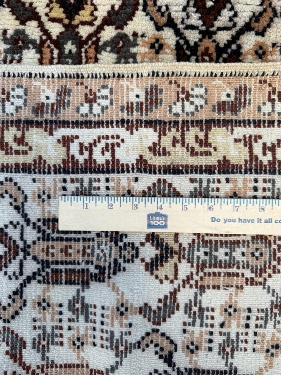 9x7 ft Moroccan Vintage Wool Rug, 1990s Hand Knotted Tribal Berber Carpet, Bohemian Area Rug
