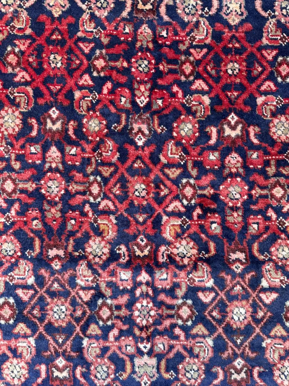 3.10x11 ft Anatolian Vintagev1930s Geometric Runner: Hand Knotted Wool Oriental Village Rug