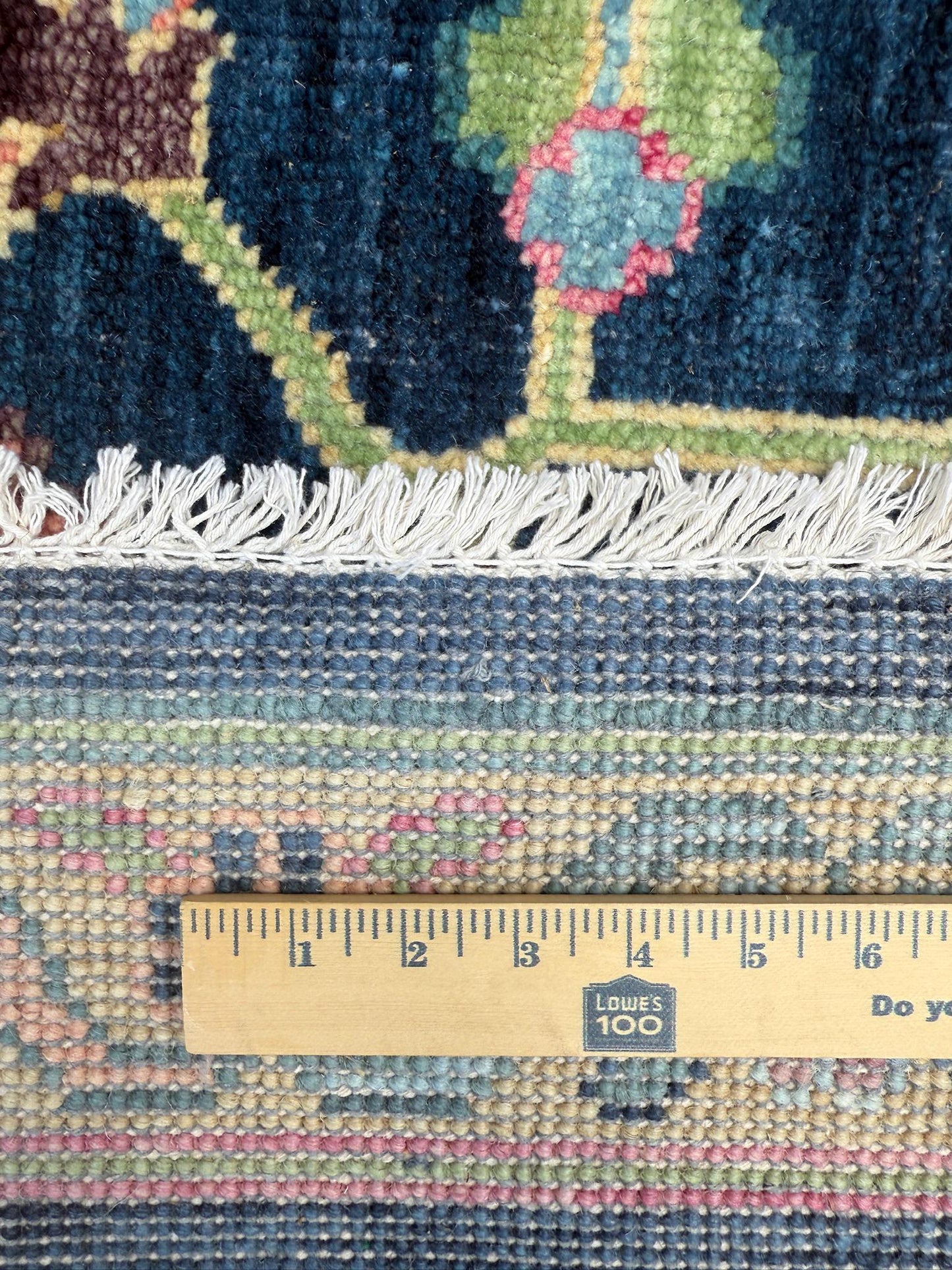 8x10 ft Oushak Rug: Hand-Knotted Wool Modern Boho Carpet
