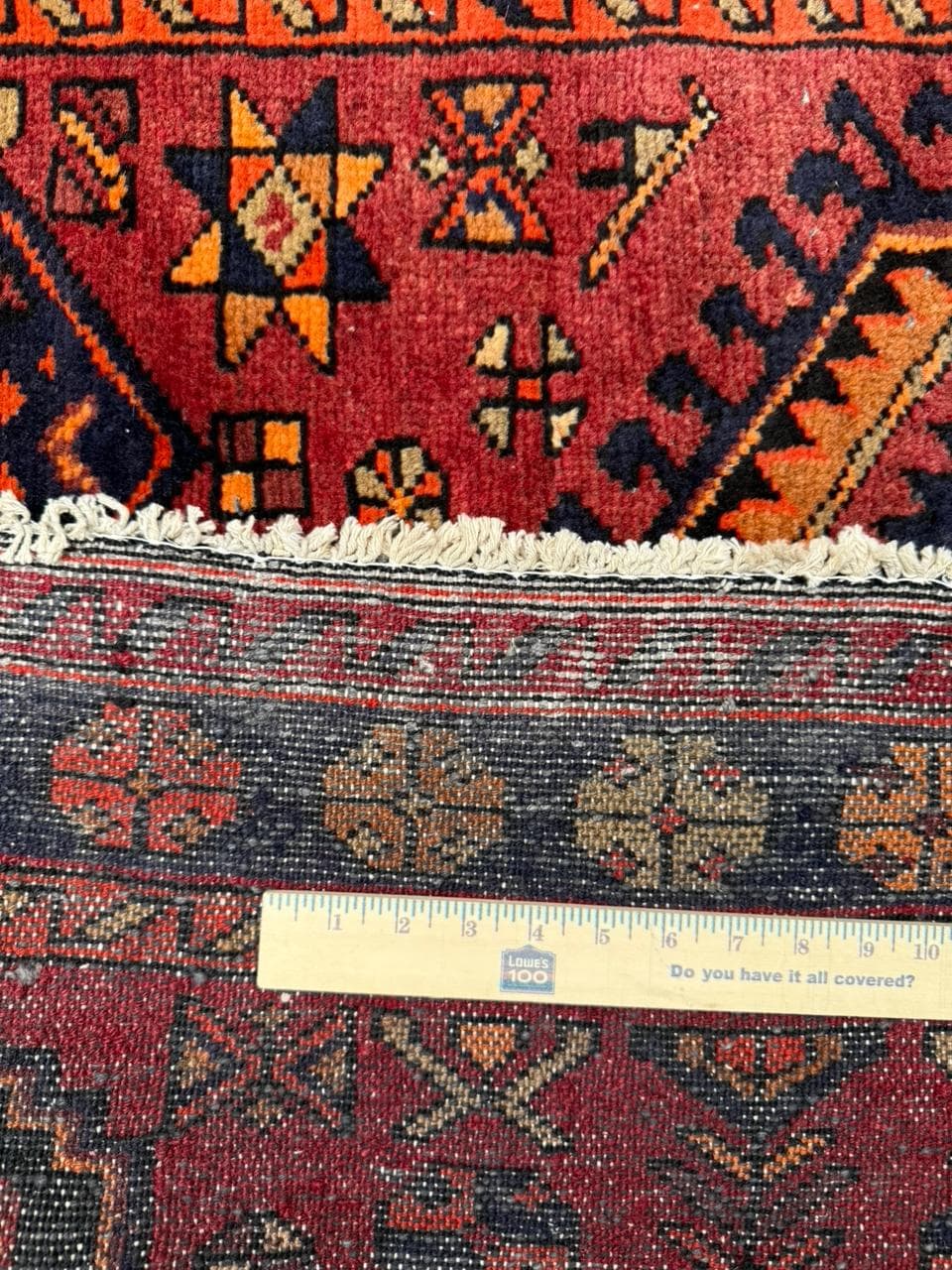 4.8x7 ft Geometric Village Rug, 1930s Vintage Hand Knotted Wool Carpet, Anatolian Oriental Area Rug