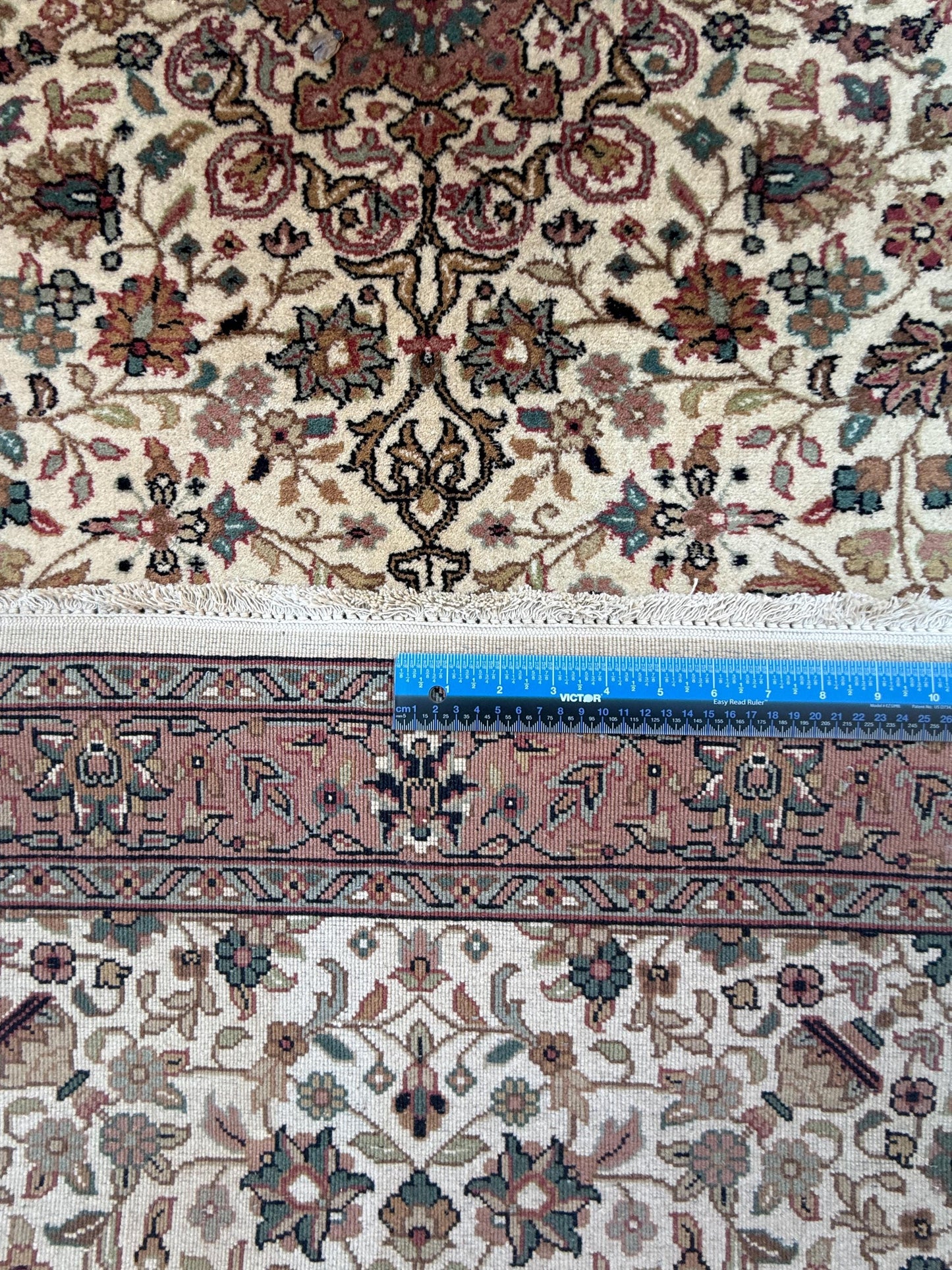 13x3 ft Vintage Qashoun 1970s Hand Knotted Wool Runner Rug
