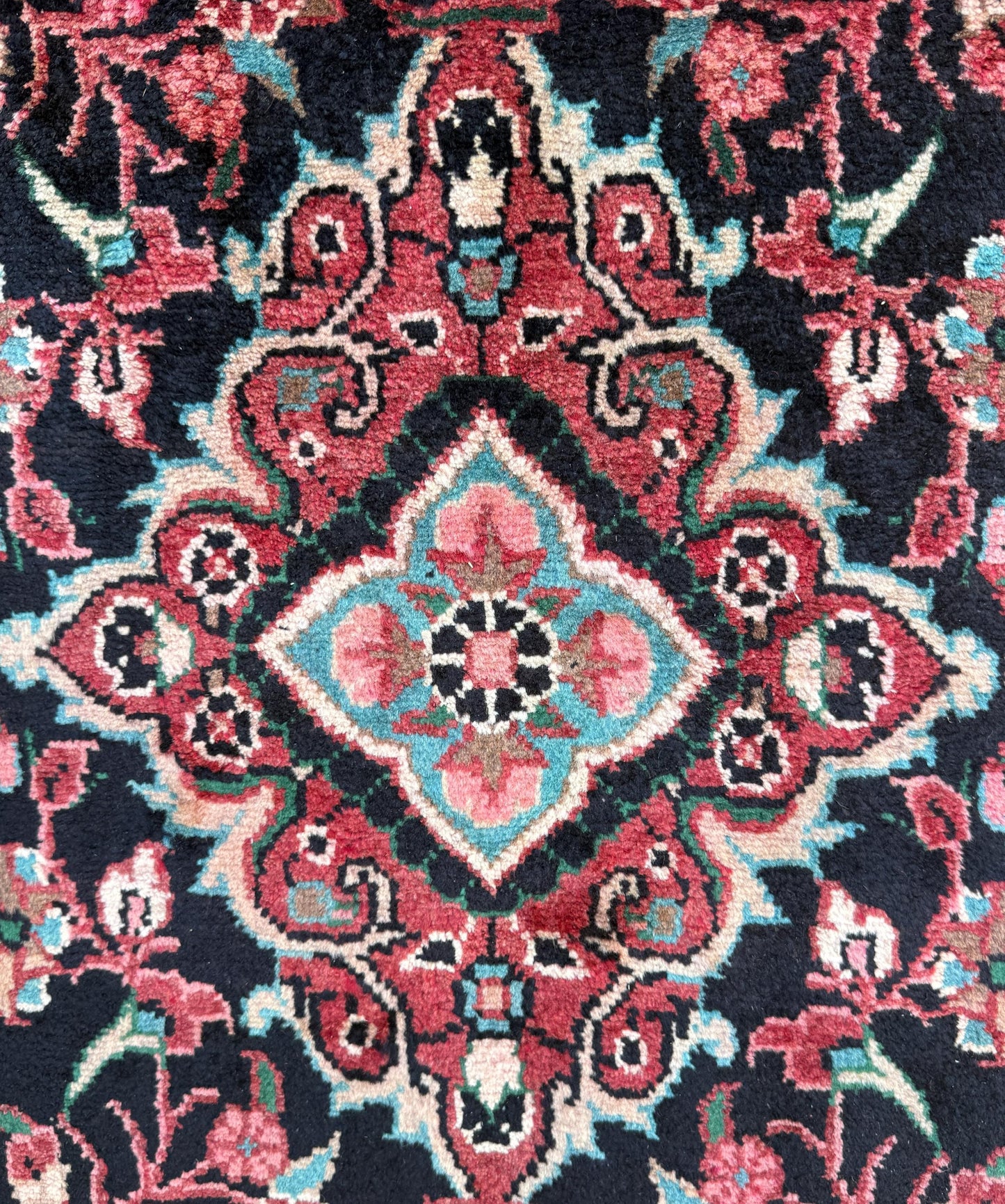 3.6x11 ft Vintage 1930s Runner Rug: Hand Knotted Wool Anatolian Tribal Carpet