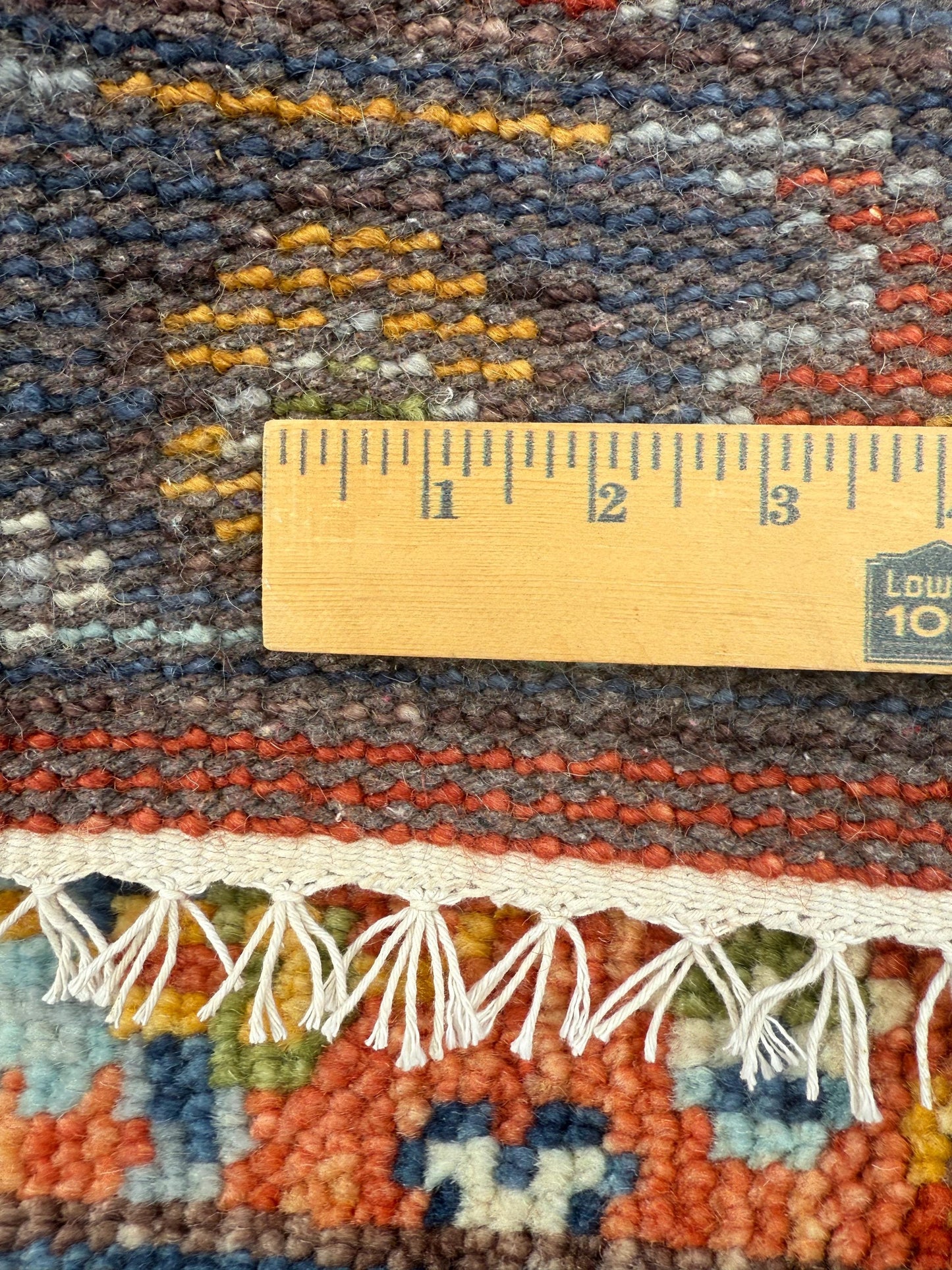 3x5 ft. Bohemian Turkish Oushak Rug, Hand Knotted Contemporary Carpet