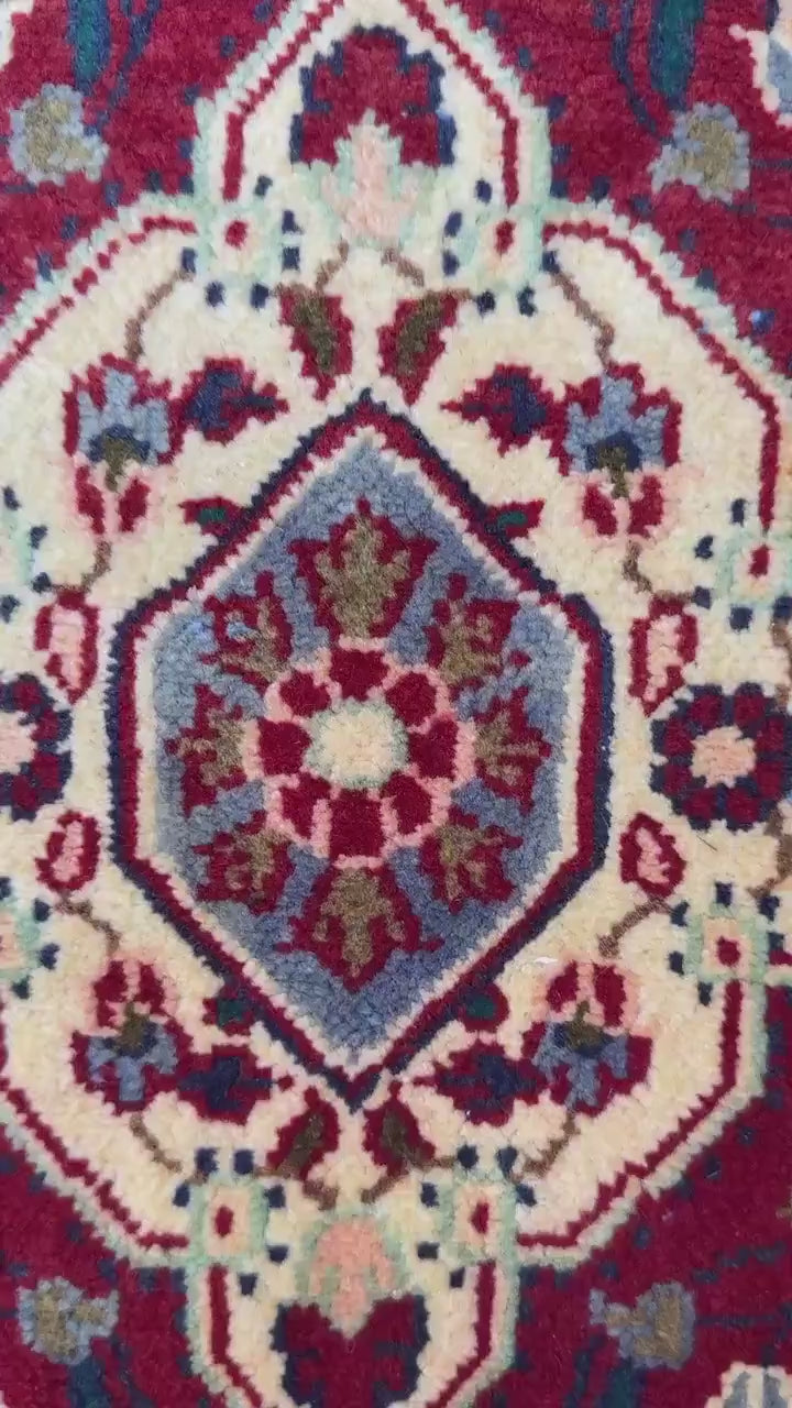 2.4x3.2 ft Vintage Farmhouse Rug: Hand-Knotted Wool Anatolian Accent