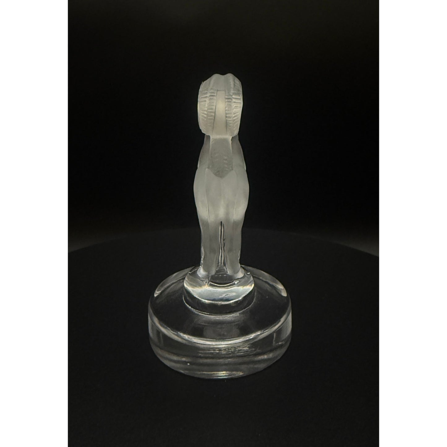 Lalique Crystal Ram Figurine, Frosted Crystal Aries Sculpture, Vintage French Art Glass Animal, Signed Lalique Collectible