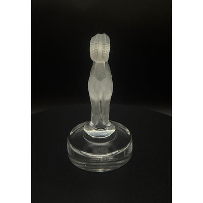 Lalique Crystal Ram Figurine, Frosted Crystal Aries Sculpture, Vintage French Art Glass Animal, Signed Lalique Collectible