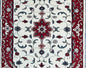 5.4x7.6 ft Turkish Oushak Wool Rug: Hand-Knotted Colorful Transitional Design