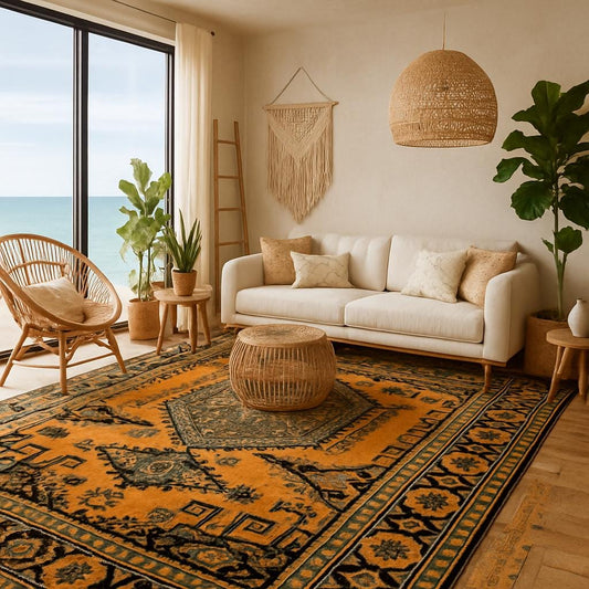 turkish heriz rug  
handmade wool area rug  
9x12 oriental rug  
vibrant color wool rug  
modern traditional rug  
bold living room carpet  
large turkish rug 9x12  
geometric heriz design  
bohemian oriental rug  
modern heriz style rug  
colorful wool floor rug  
hand knotted turkish rug  
luxury wool home decor