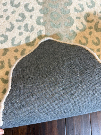 leopard rug  
hunting animal rug  
turkish wool rug  
3x5 wool rug  
handmade animal rug  
tufted turkish rug  
boho area carpet  
safari theme decor  
kids room animal rug  
leopard shaped rug  
modern turkish rug  
boho nursery rug  
handcrafted wool rug  
unique animal area rug  
jungle style carpet
