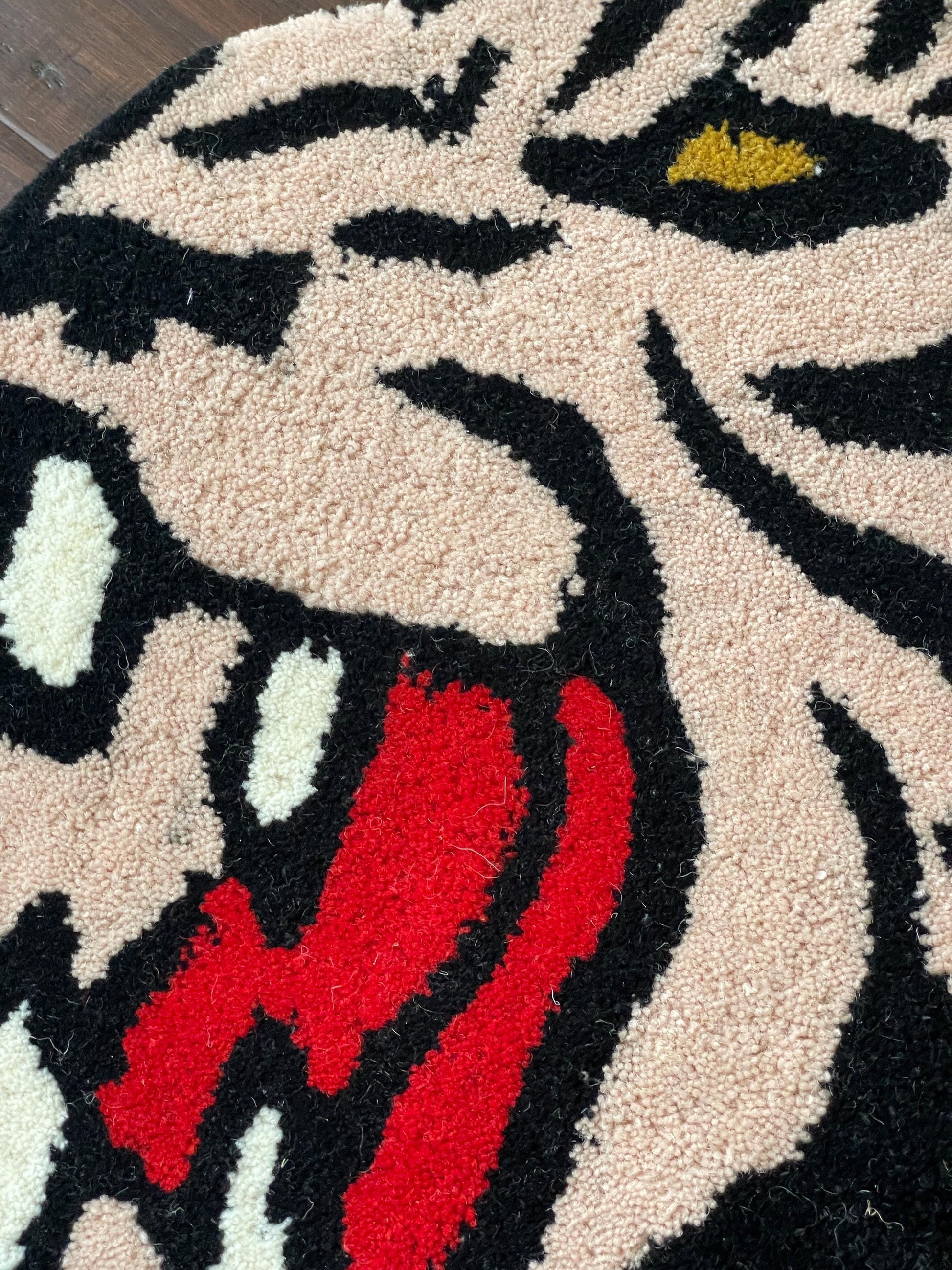 tiger shaped rug
novelty animal rug
oriental wool rug
tiger area carpet
jungle theme decor
boho tiger rug
3x5 wool rug
animal shape rug
artisan tiger rug
safari room rug
tiger print floor rug
tiger wall hanging
Asian style rug
eclectic animal rug
wool novelty rug
tiger room decor
bohemian tiger carpet
oriental animal rug
jungle nursery rug
bold statement rug
fierce tiger rug
boho animal rug
tiger playroom mat
Tibetan tiger rug style
animal motif area rug
wool jungle rug