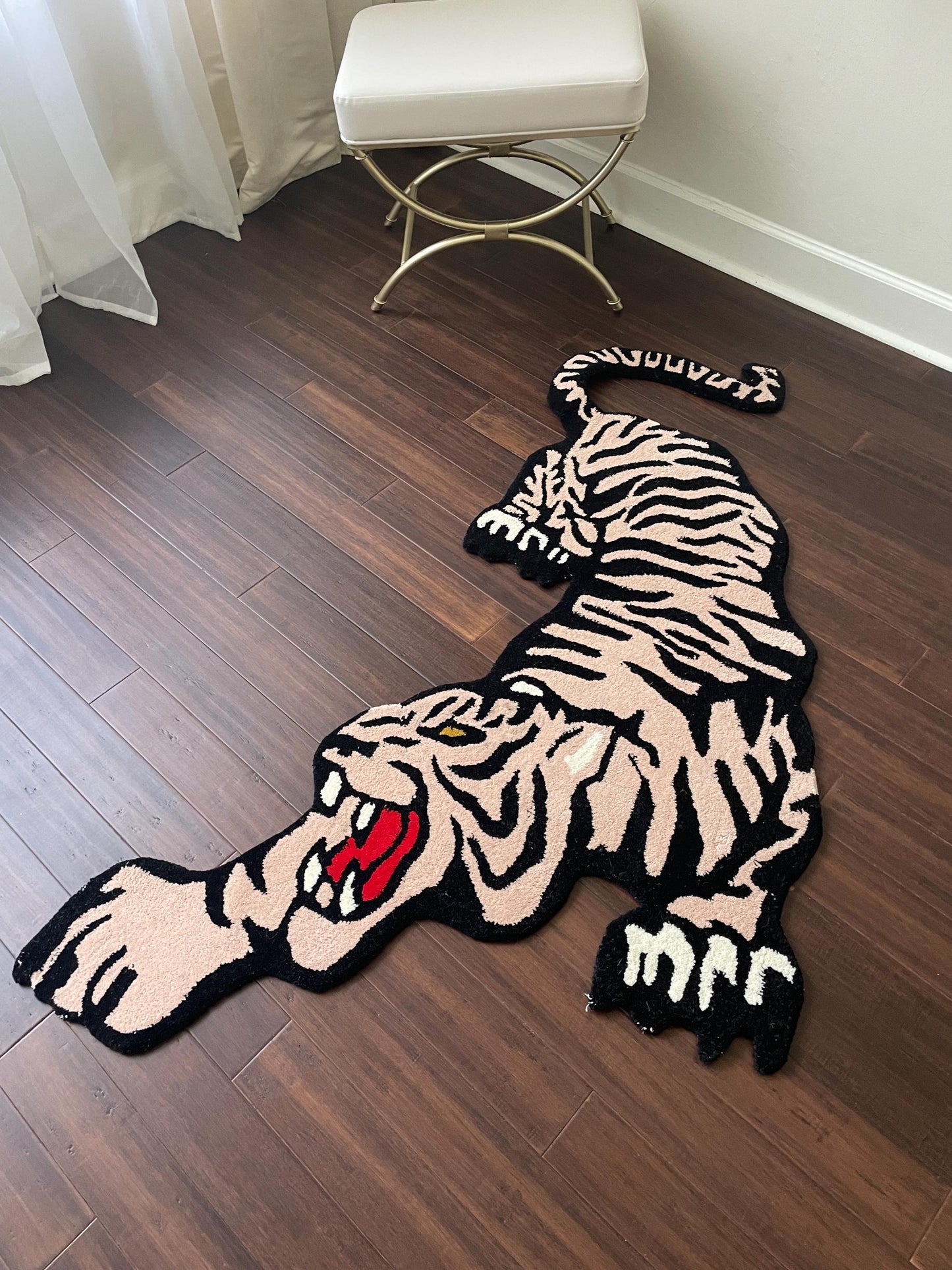tiger shaped rug
novelty animal rug
oriental wool rug
tiger area carpet
jungle theme decor
boho tiger rug
3x5 wool rug
animal shape rug
artisan tiger rug
safari room rug
tiger print floor rug
tiger wall hanging
Asian style rug
eclectic animal rug
wool novelty rug
tiger room decor
bohemian tiger carpet
oriental animal rug
jungle nursery rug
bold statement rug
fierce tiger rug
boho animal rug
tiger playroom mat
Tibetan tiger rug style
animal motif area rug
wool jungle rug