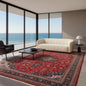 10x14 ft. 1940s Kashan Wool Rug: Antique Hand-Knotted Carpet