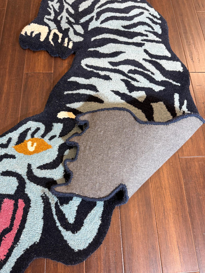 tiger area rug
jungle animal decor
hand tufted rug
tiger nursery rug
oriental tiger rug
tiger print rug
safari animal rug
artisan wool rug
tiger floor mat
bold animal rug
jungle theme rug
exotic wool carpet
tiger home decor
wild animal rug
handmade floor rug
Turkish novelty rug
statement area rug
boho jungle decor
jungle inspired rug
wildcat rug
tiger room decor
luxury wool rug
Turkish crouching tiger
tiger shape rug