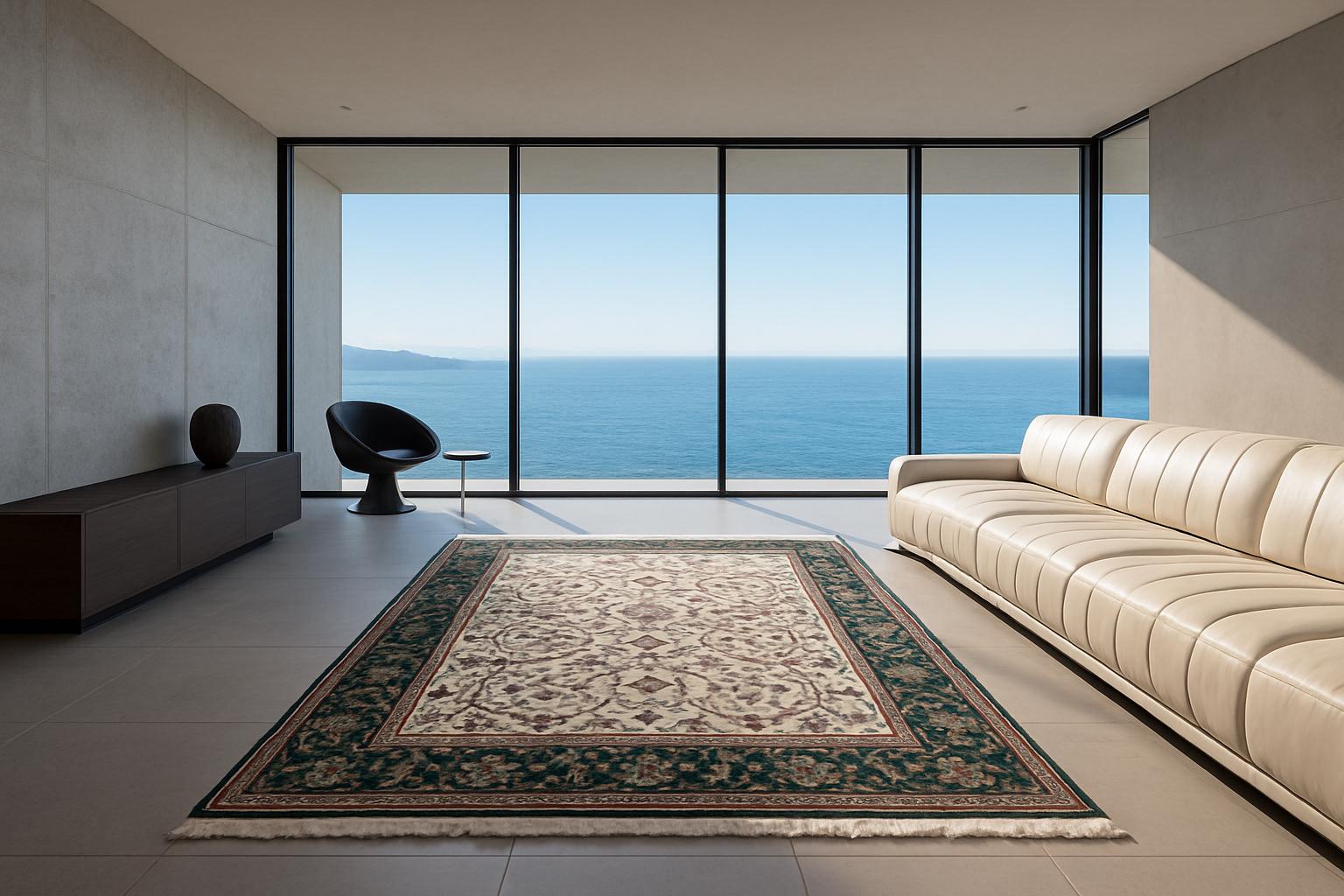 4x7 ft 1960s Vintage Hand-Knotted Wool Tabriz Rug: Oriental Carpet