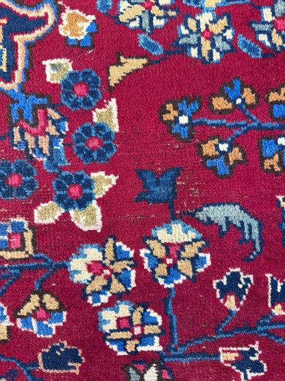 10x13 ft. 1940s Khorasan Rug Hand-Knotted Wool, 200 KPSI