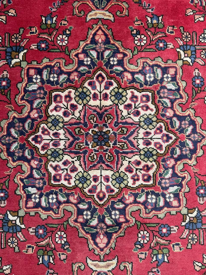 6x9 ft Vintage 1930s Adana Tribal Rug: Hand-Knotted Wool Carpet