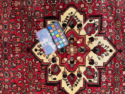 5x10 ft Vintage Anatolian Rug: 1930s Hand-Knotted Wool Carpet
