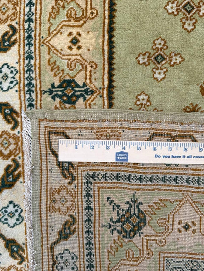 5x3 ft Vintage 1960s Hamadan Wool Rug: Hand-Knotted Bohemian Accent