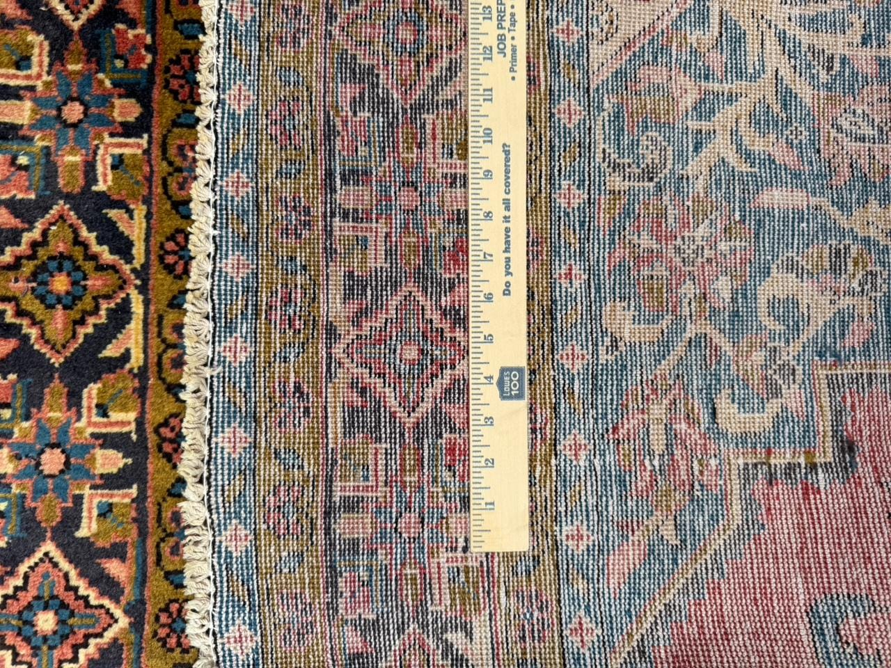 4.10x7.10 ft Geometric Village Rug, 1930s Vintage Hand Knotted Wool Carpet, Anatolian Oriental Area Rug