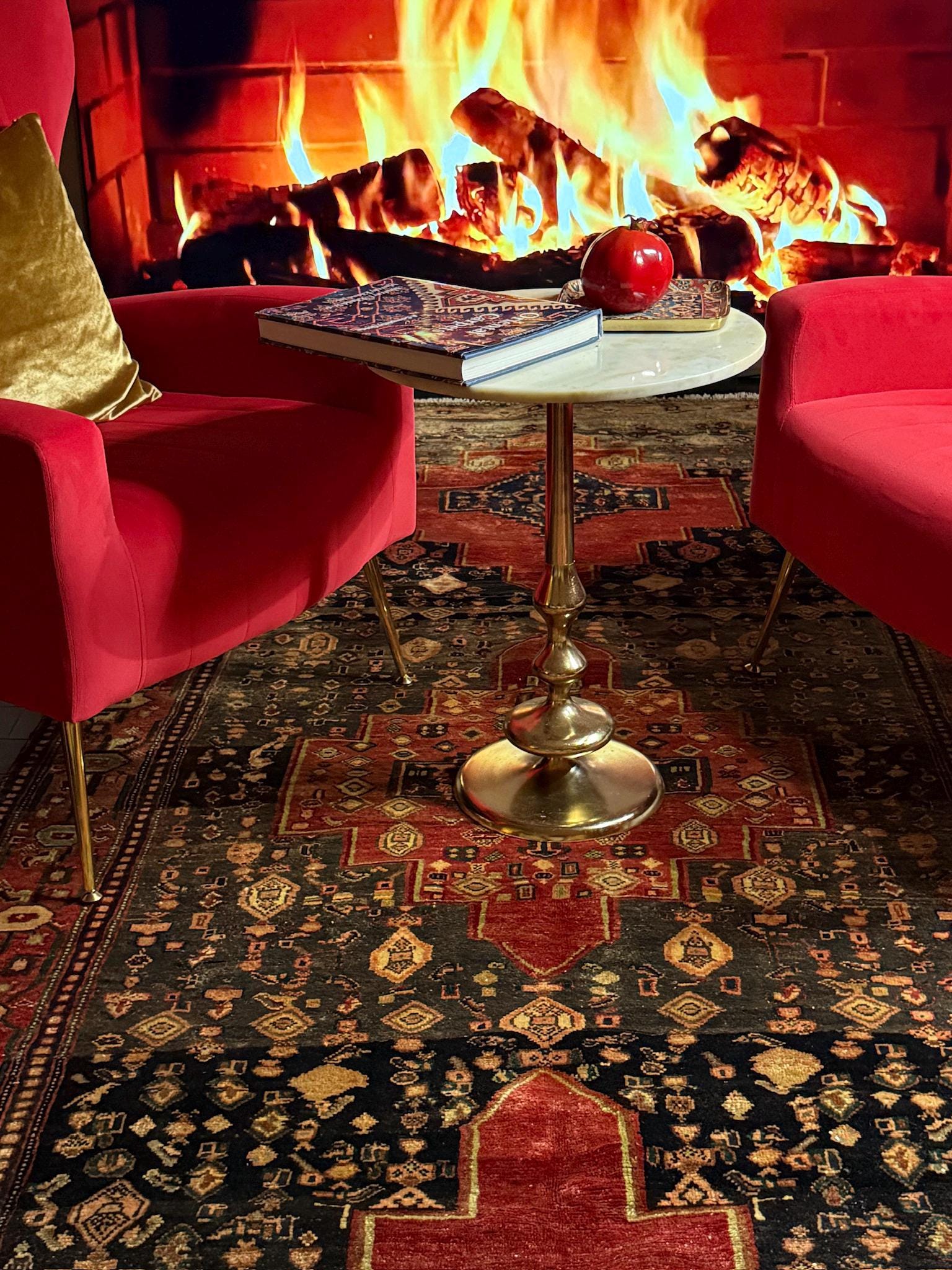 4 x 6.5 ft. Hand Knotted Turkish Wool Rug: 1930s Vintage Anatolian Geometric Carpet
