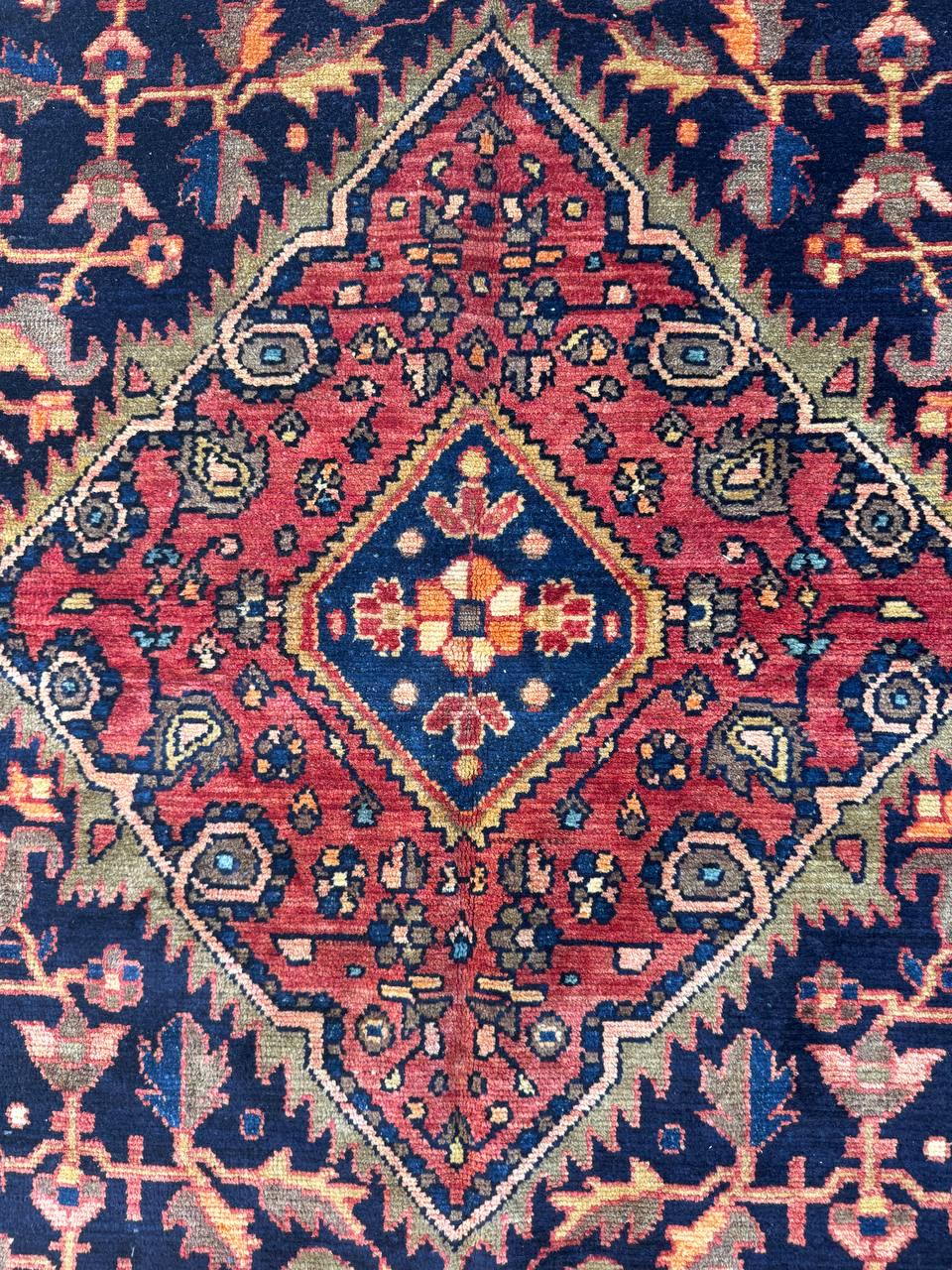 4x6 ft Vintage Turkish Tribal Rug Wool Anatolian Carpet