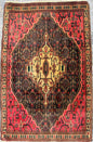 2x3 ft Vintage Anatolian Rug: 1930s Hand-Knotted Wool Geometric Carpet