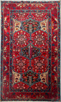 7x4 ft Vintage Hand-Knotted Hamidoun Rug: Bohemian Wool & Acrylic Carpet