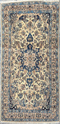 3x7 ft Village Runner, 1930s Vintage Geometric Wool Rug, Hand Knotted Anatolian Oriental Carpet