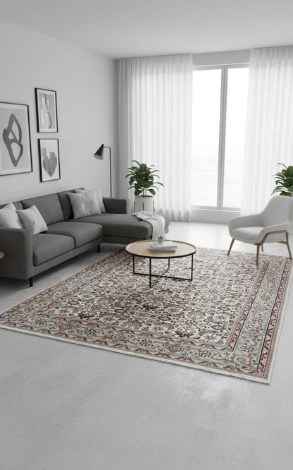 6x4 ft Vintage Bijour 1980s Tribal Wool Rug: Hand Knotted Oriental Geometric Area Carpet