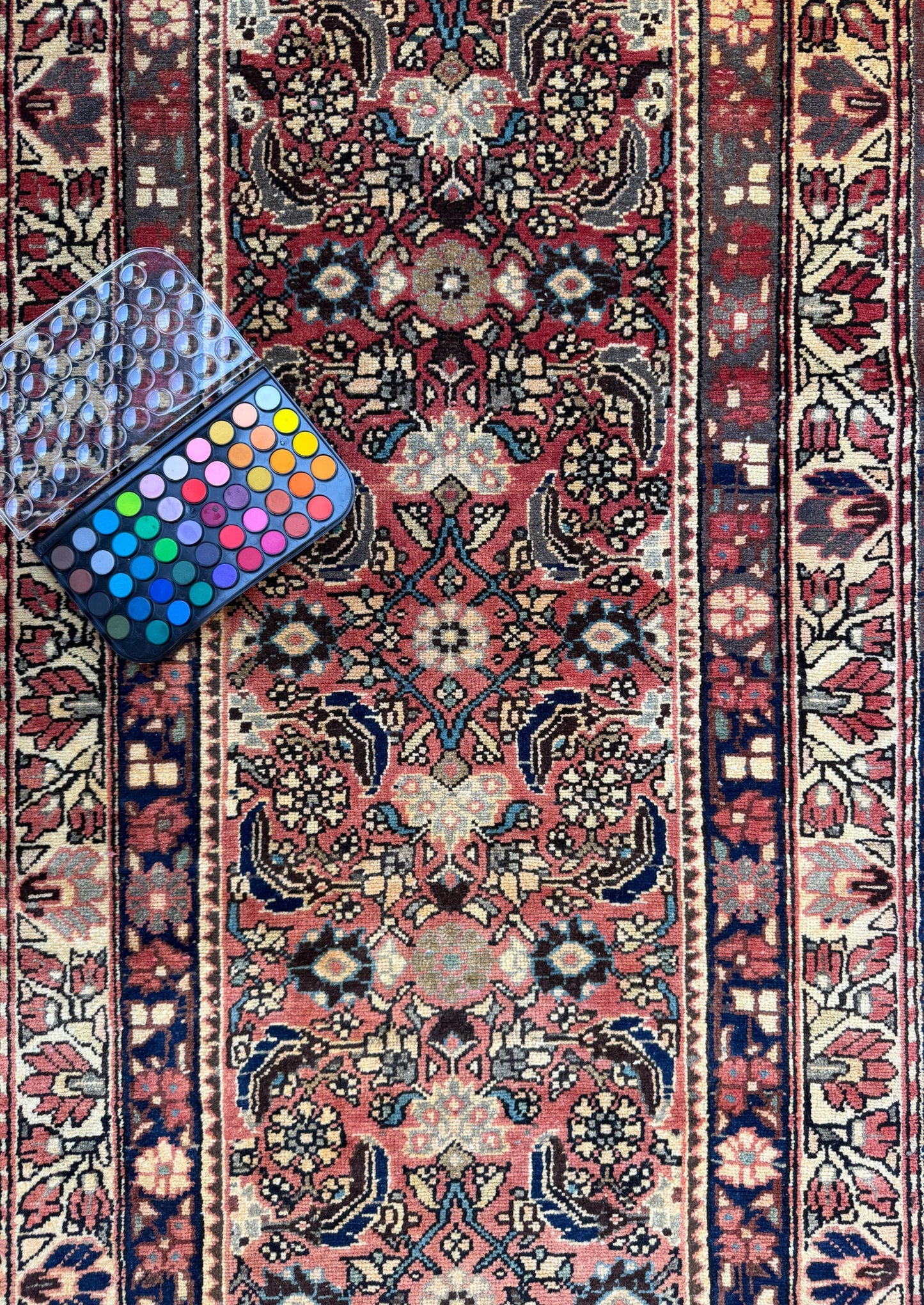 3x10 ft Signed 1940s Vintage Anatolian Runner Rug: Hand Knotted Wool Hallway Carpet, Authentic Village Weaving