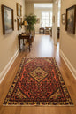 3x4 ft Adana Tribal Rug, 1930s Vintage Geometric Wool Carpet, Hand Knotted Oriental Area Rug