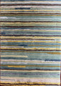 4.2x7.10 ft Oushak Anatolian Rug: Hand Knotted Wool Carpet