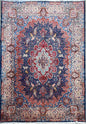 13x10 ft Signed 1960s Kashmarr Wool Rug Vintage Hand-Knotted Carpet