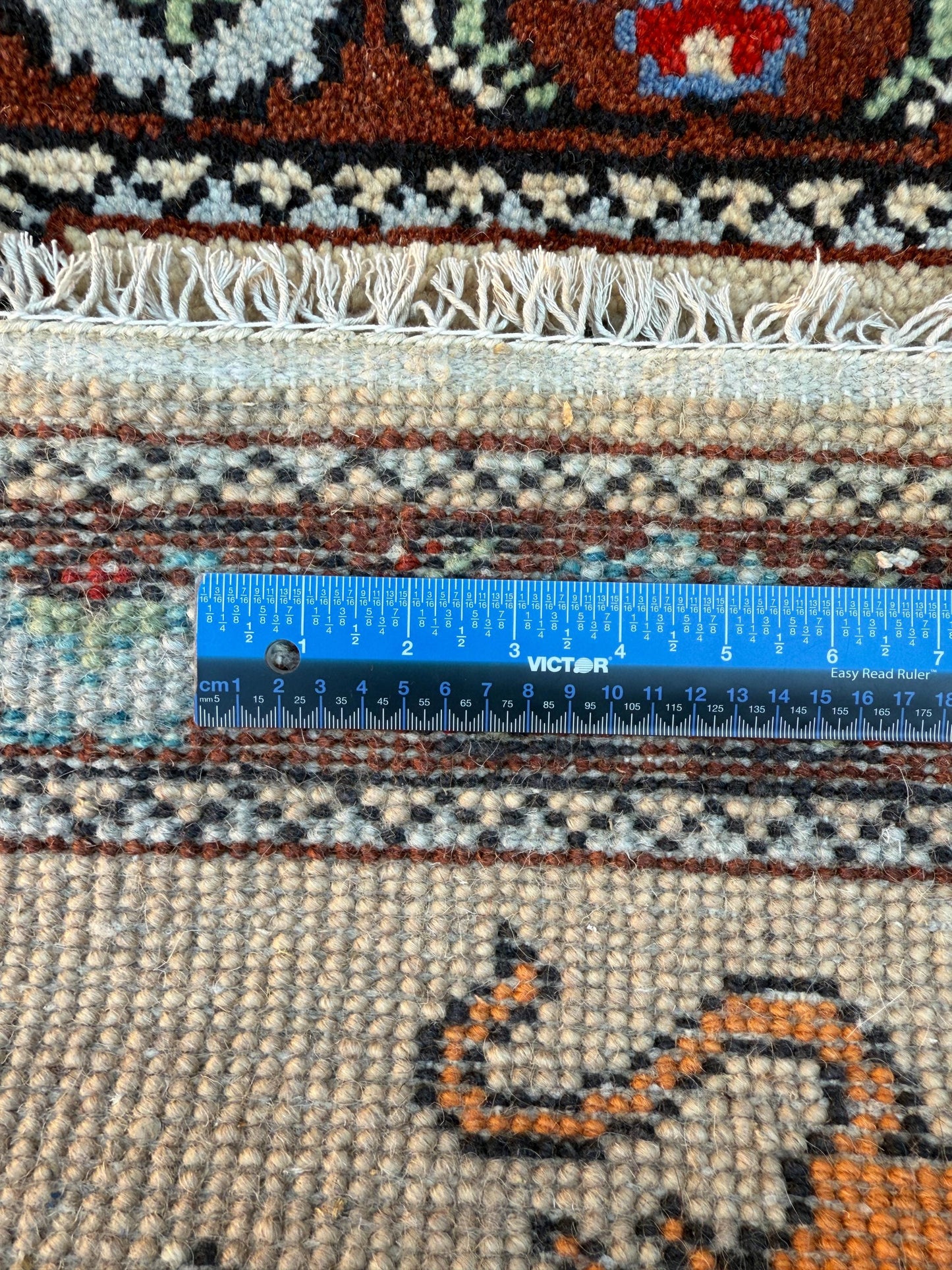 2x3 ft Anatolian Oushak Turkish Hand-Knotted Rug: Bird Tree of Life Vintage Wool Small Carpet