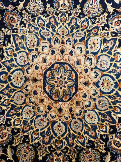 10x12 ft Vintage 1930s Royal Design Rug: Hand Knotted Wool Carpet, Bohemian Oriental Large Area Rug