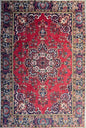 6x9 ft Vintage 1930s Adana Tribal Rug: Hand-Knotted Wool Carpet